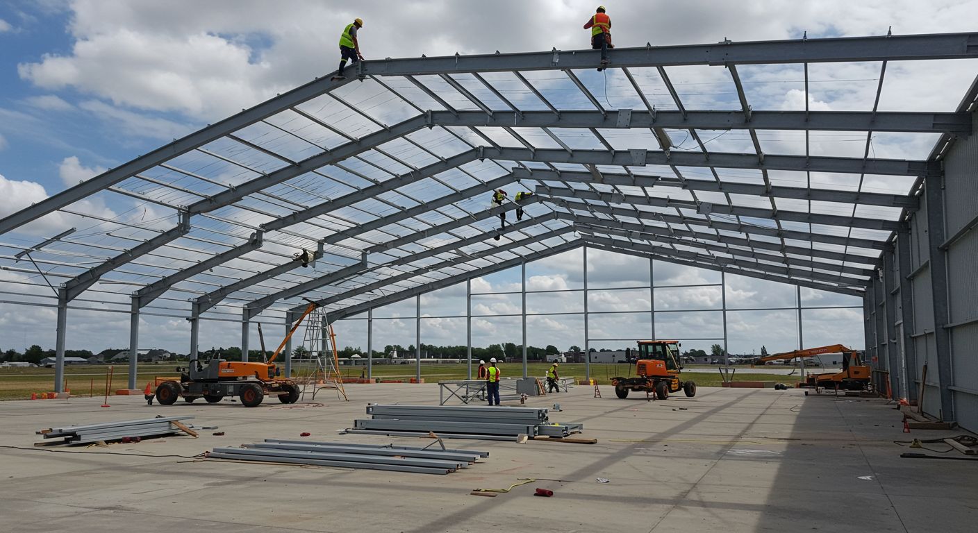 Преимущества легких металлоконструкций