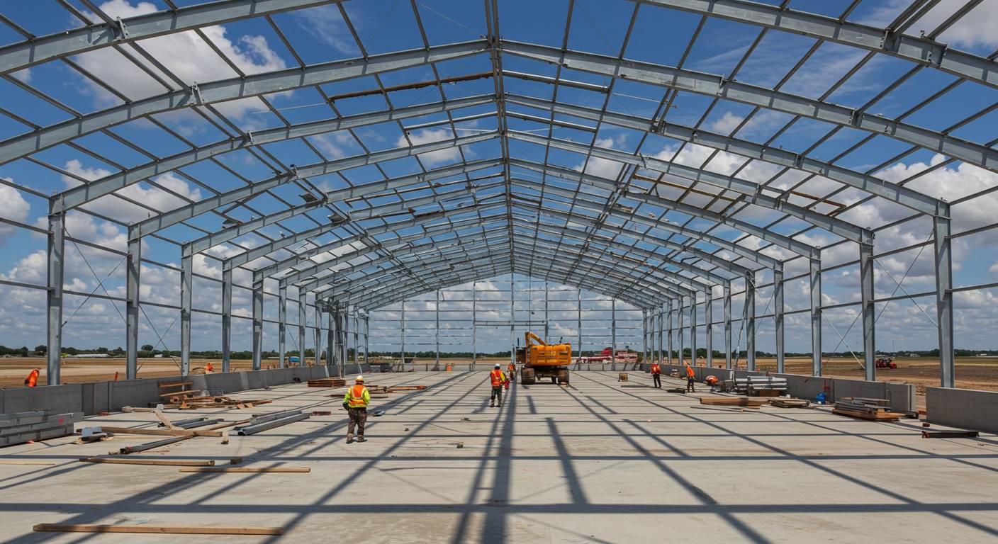 Легкие металлоконструкции Легкие металлоконструкции ангар