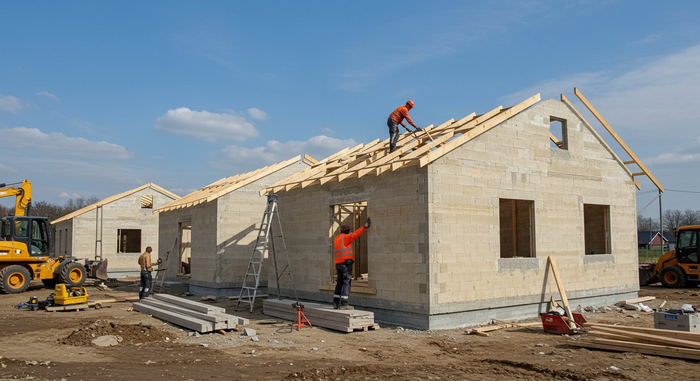 Строительство быстровозводимых коттеджей