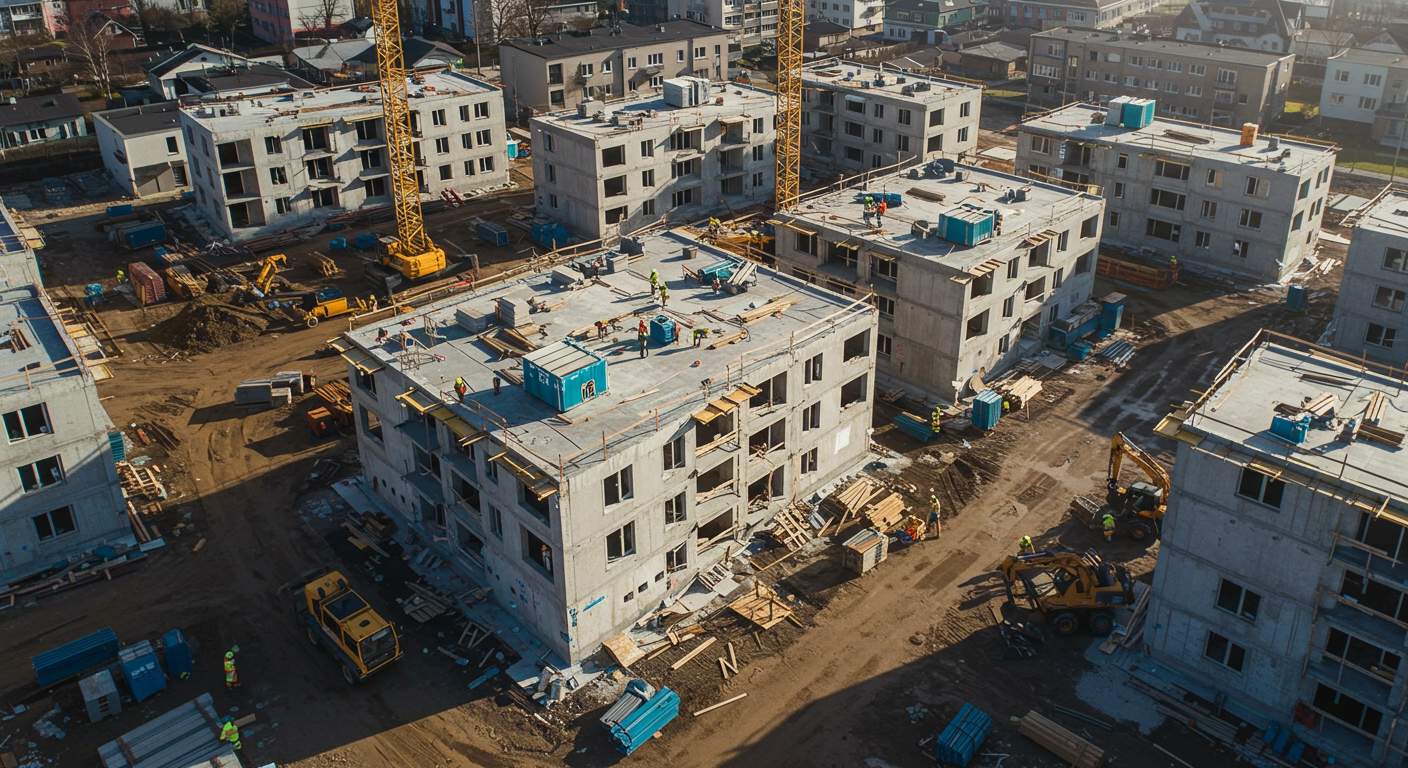 Строительство быстровозводимых многоквартирных домов