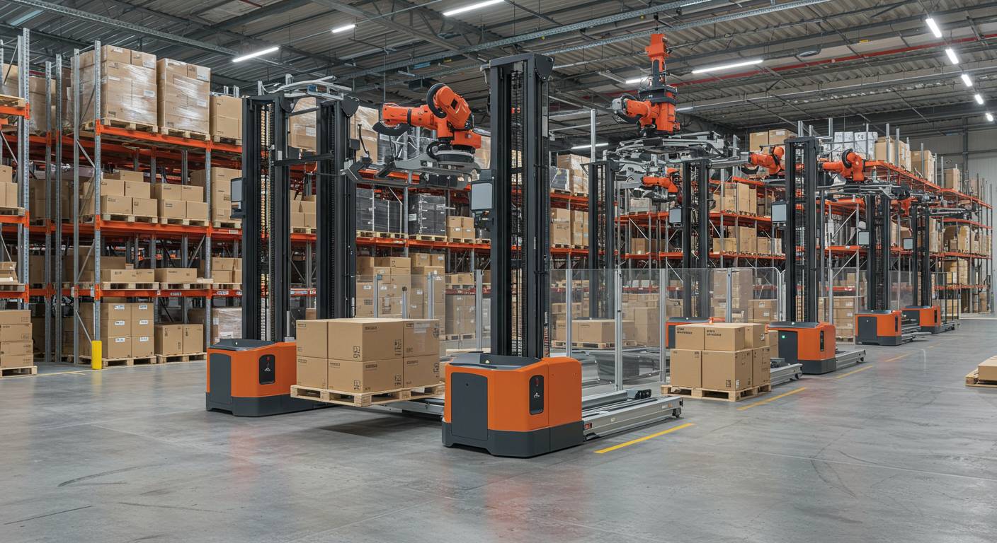 Автоматизированный склад для логистики