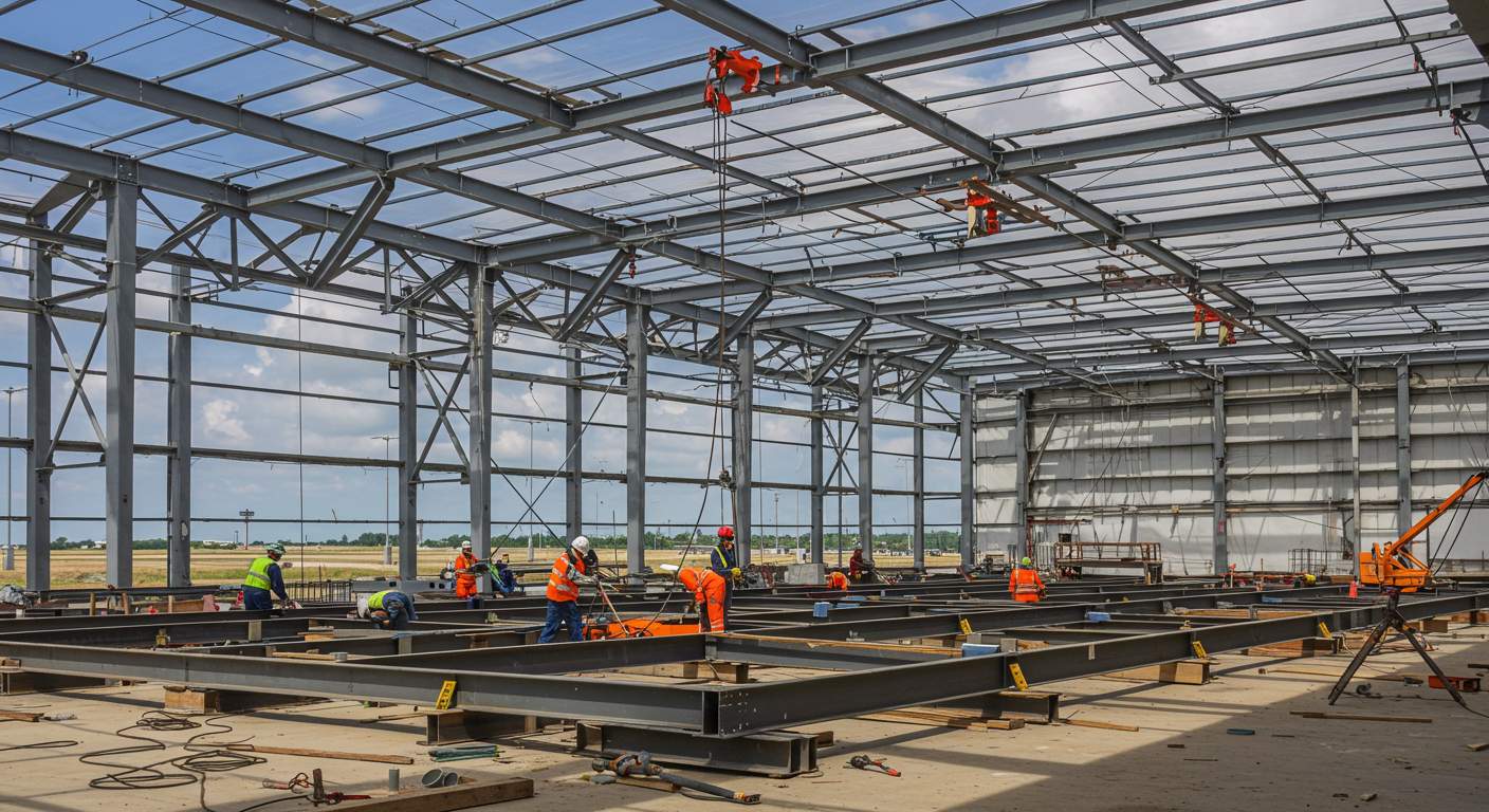 Технология сборки металлического каркаса