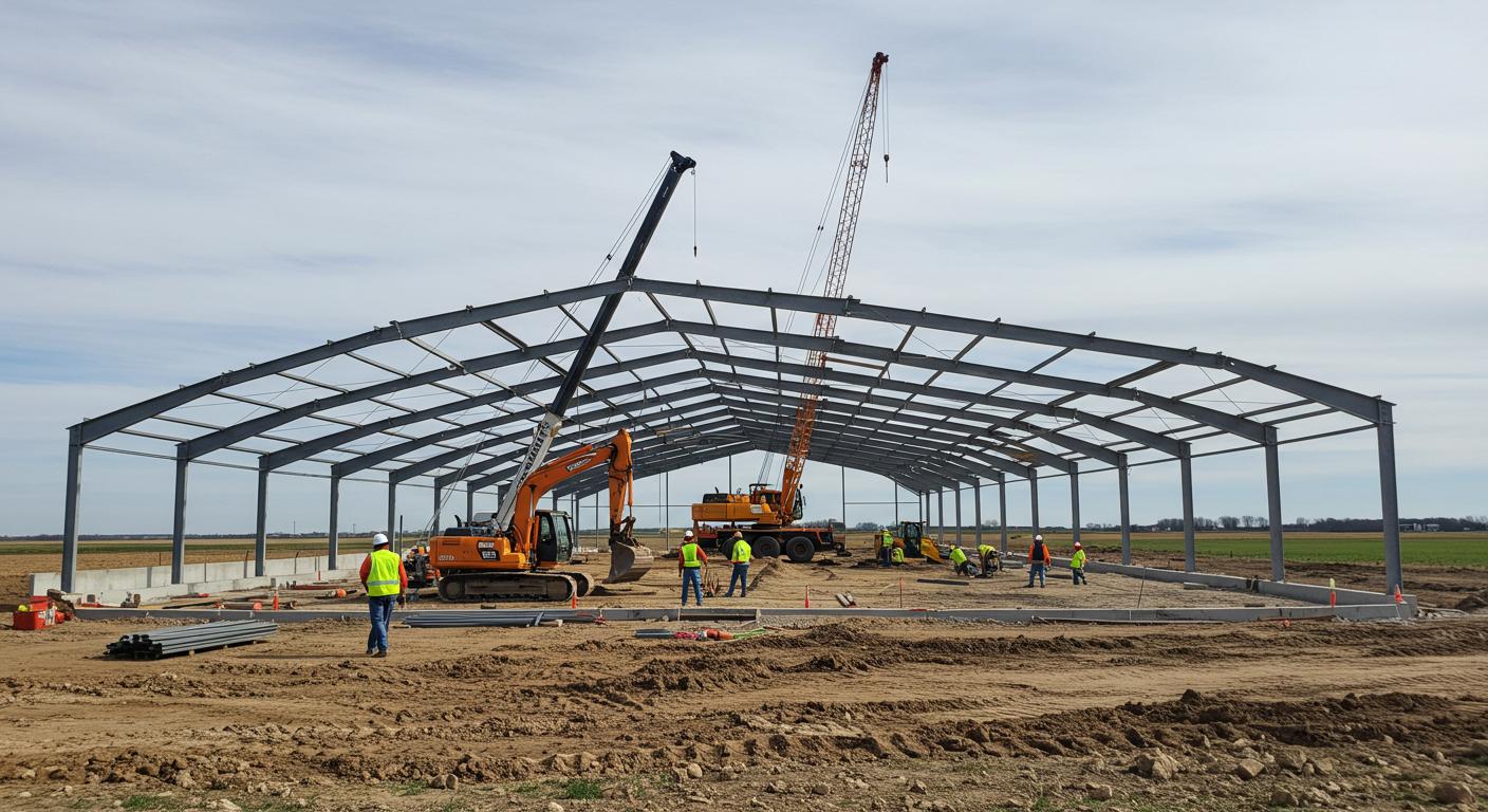 Ангар для хранения кормов