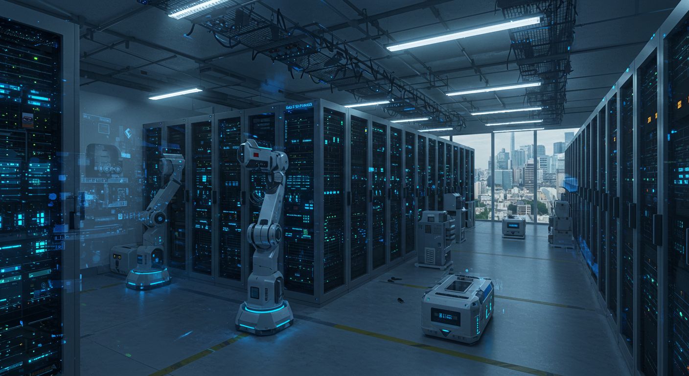 Высокотехнологичный склад с системами Big Data