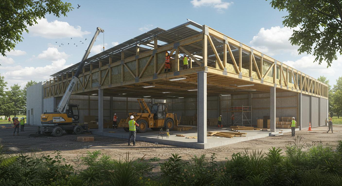 Экологичные решения в строительстве ангаров Экологичные решения в строительстве ангаров