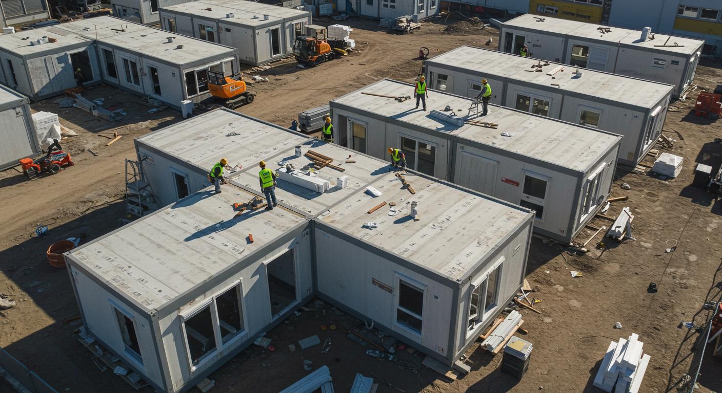 Строительство модульных зданий для офисов