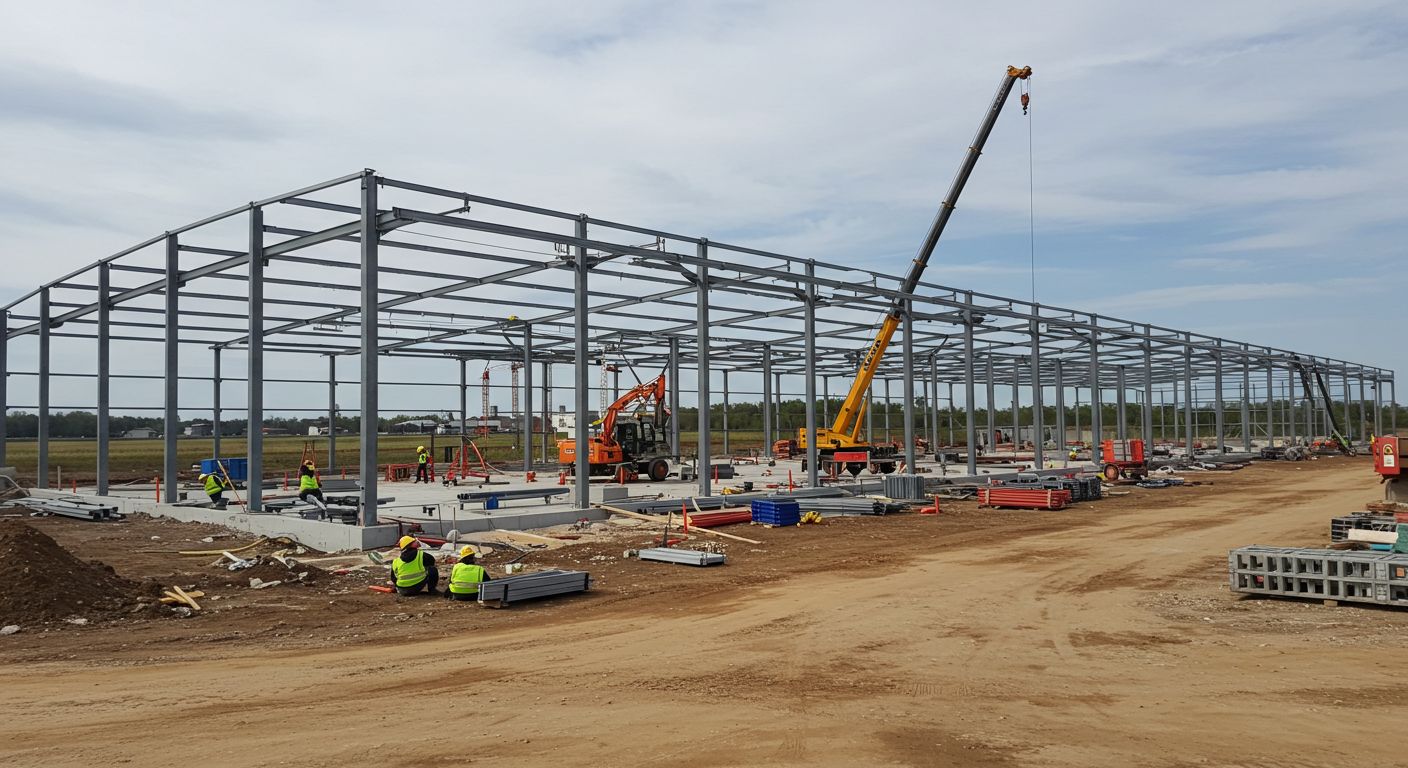Строительство ангаров для пищевой промышленности