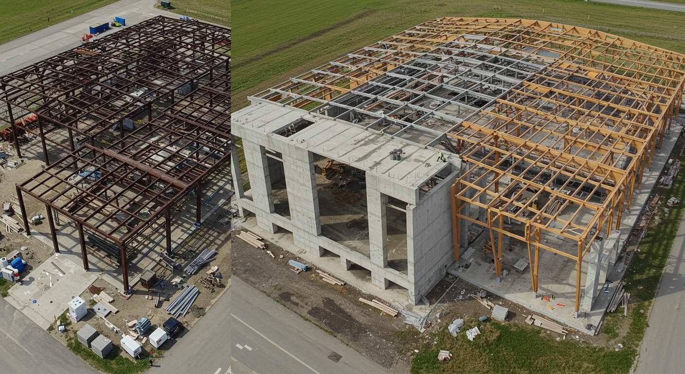 Сравнение прочности разных типов ангаров