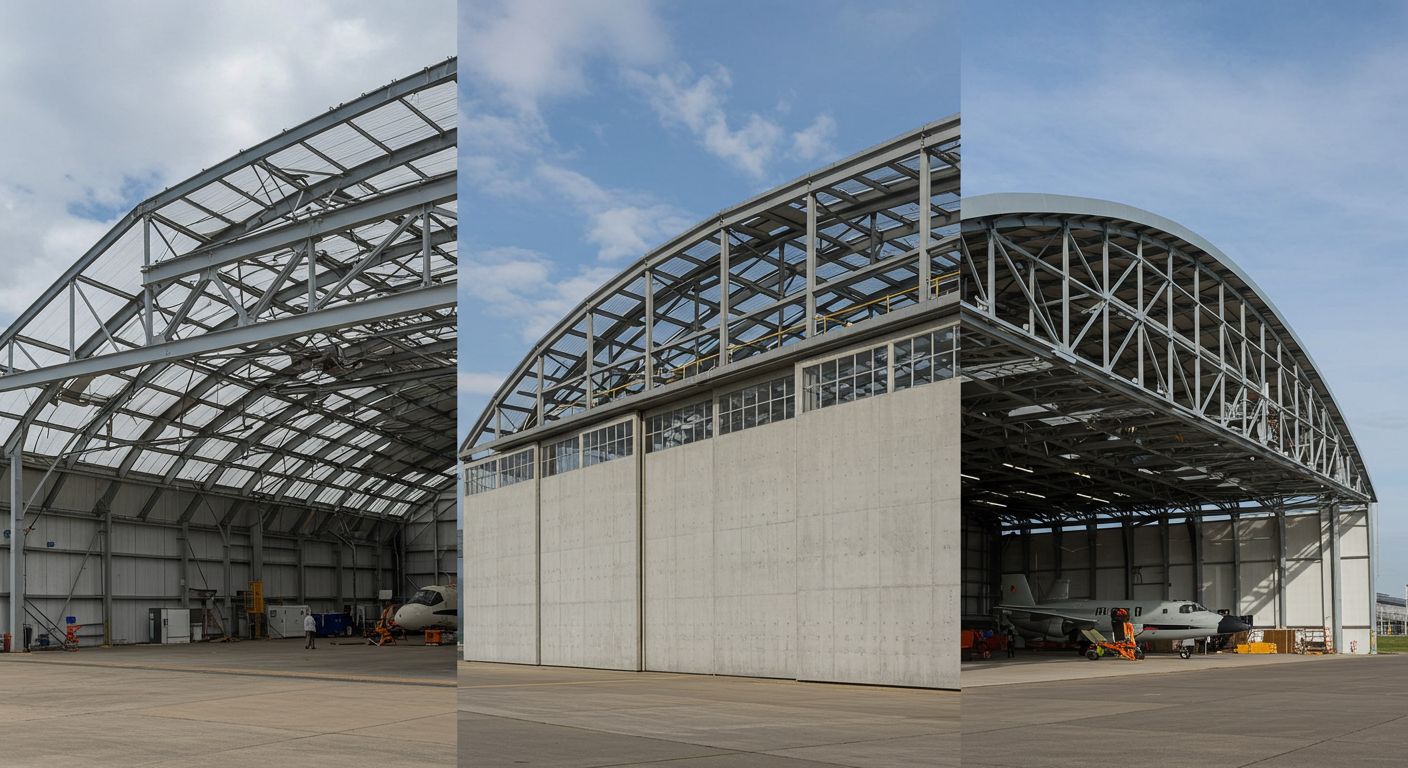 Сравнение прочности типов ангаров Сравнение прочности типов ангаров