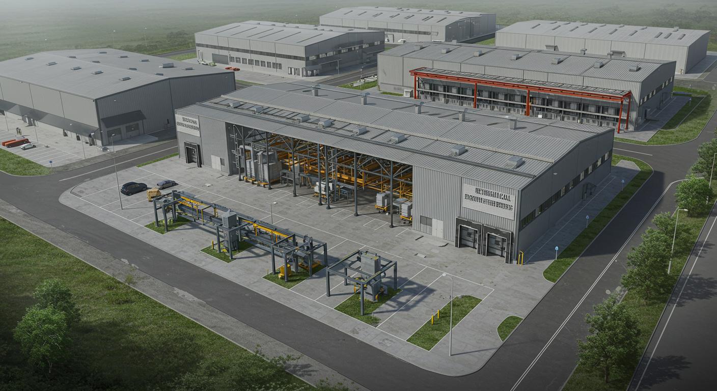 Современный машиностроительный склад