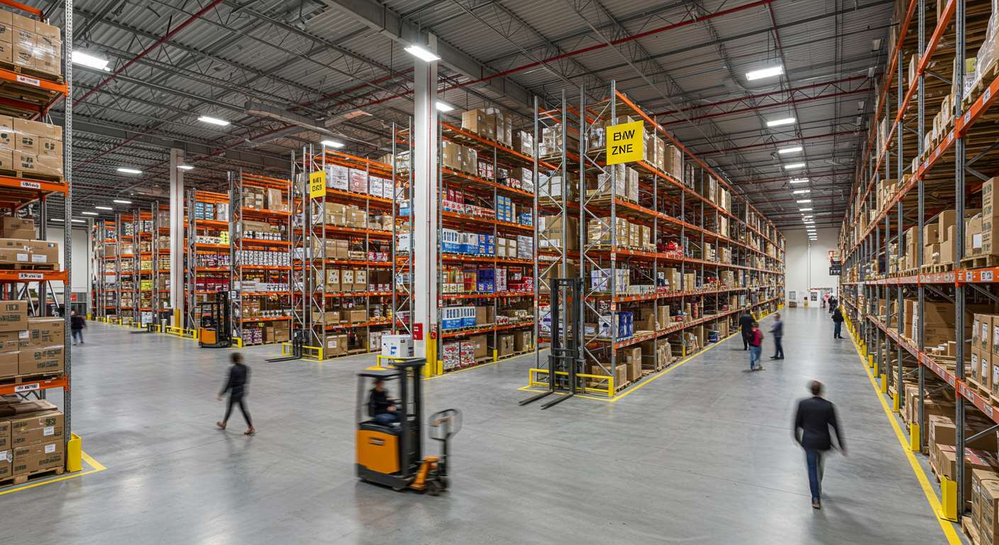 Проектирование складов с зональным хранением товаров