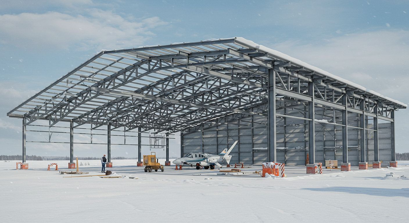 Проектирование ангаров с учетом снеговых нагрузок