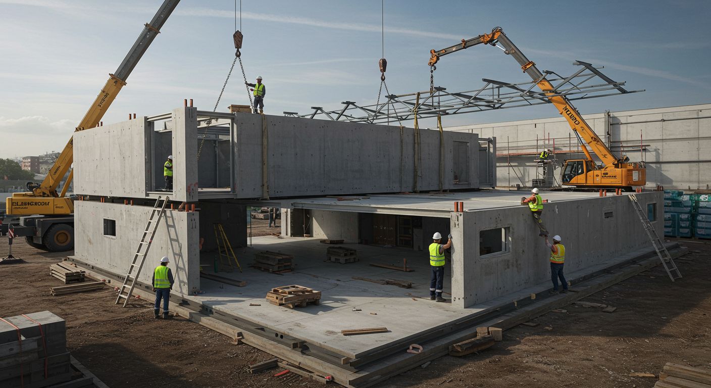 Строительство быстровозводимых зданий жилого назначения