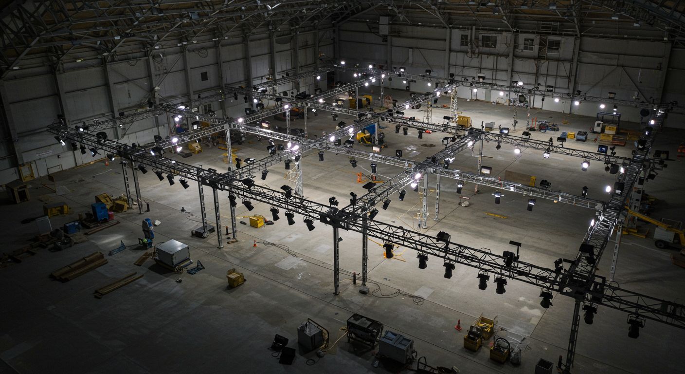 Требования к освещению в промышленных ангарах Требования к освещению в промышленных ангарах