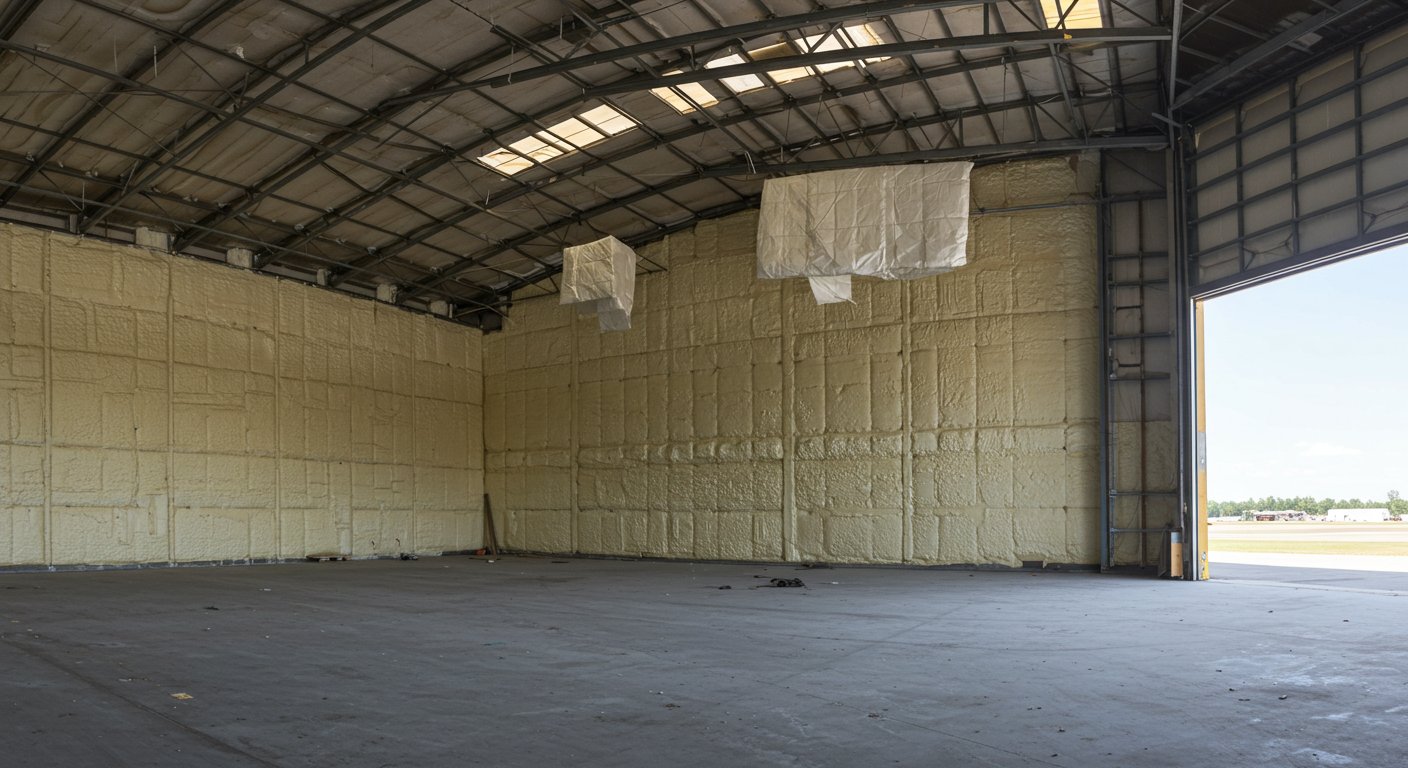 Ангар с шумоизоляцией