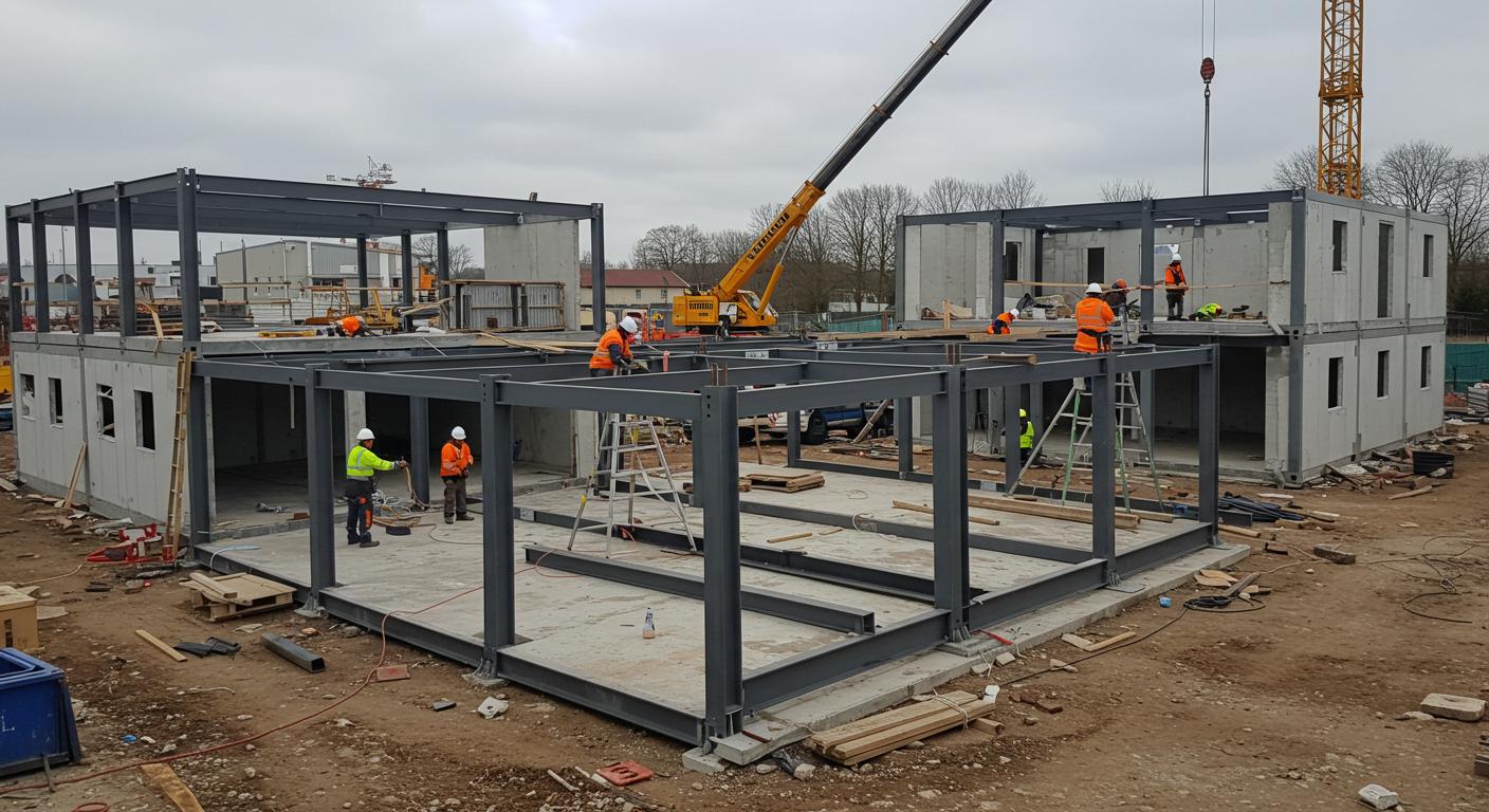 Строительство модульных зданий из стальных конструкций