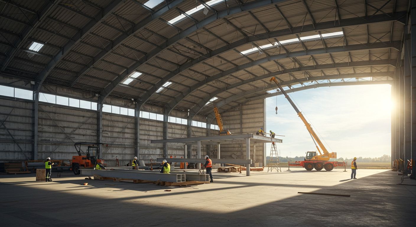 Готовый проект ангара