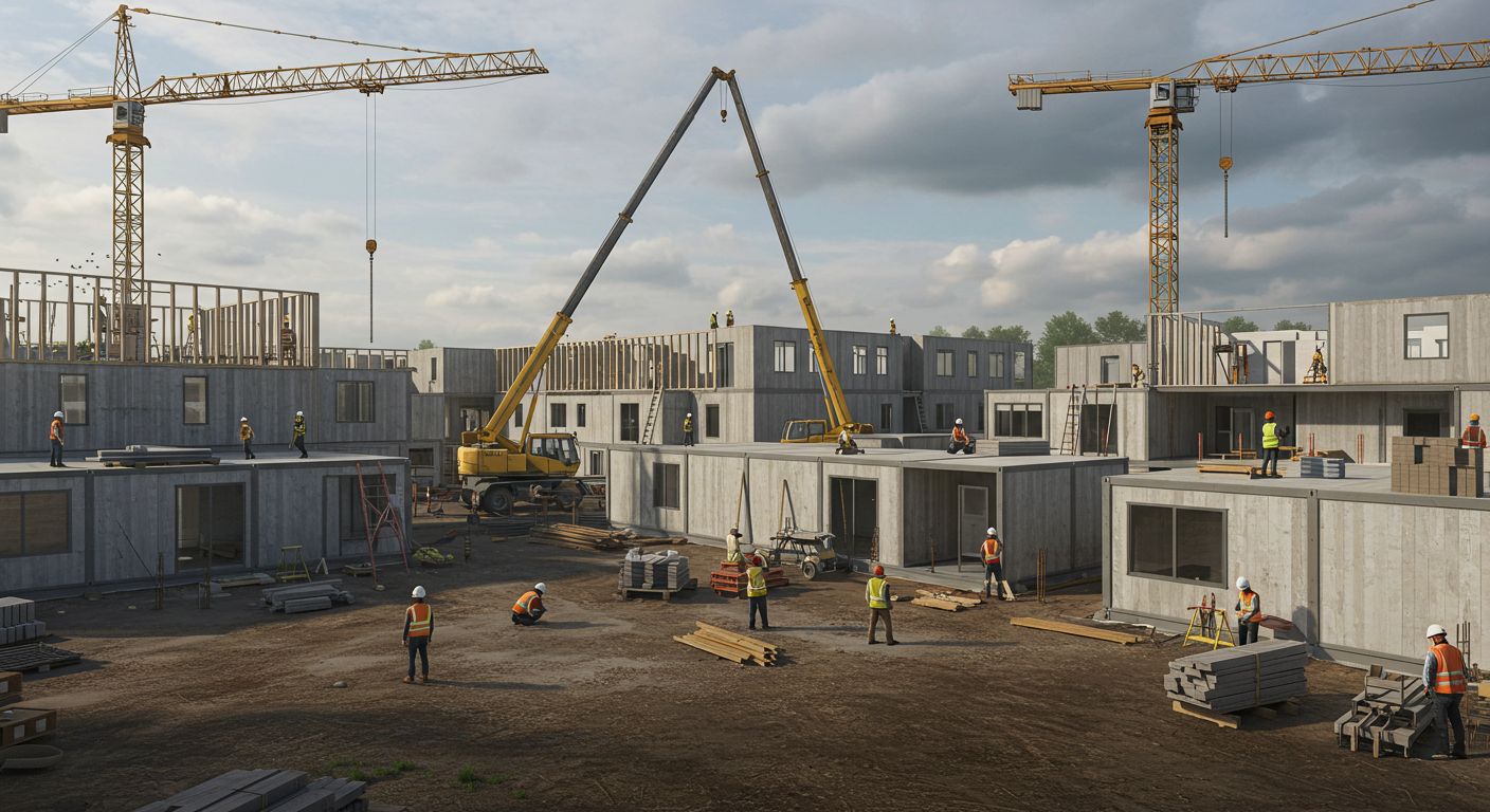 Модульное бизнес-здание компании Ангара