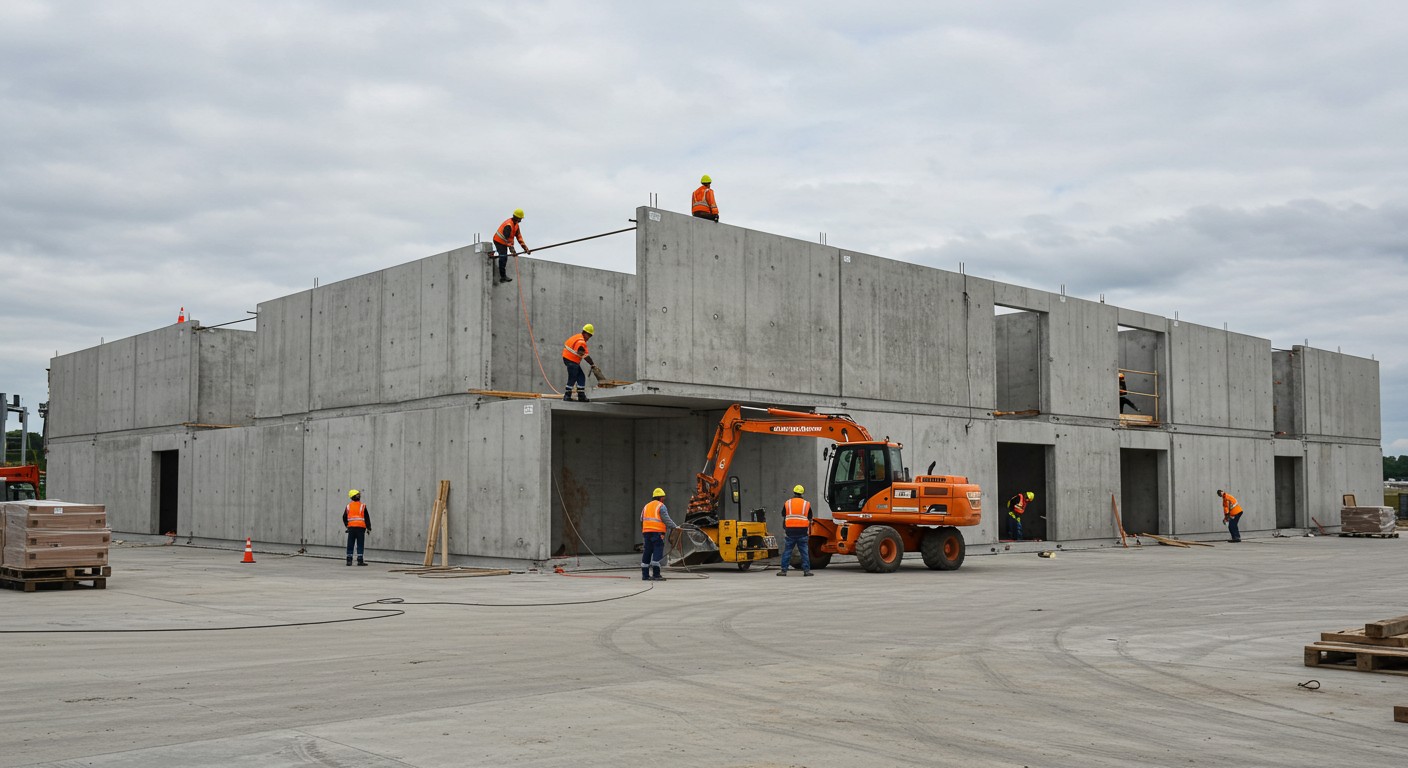Монтаж складов из профнастила с утеплителем