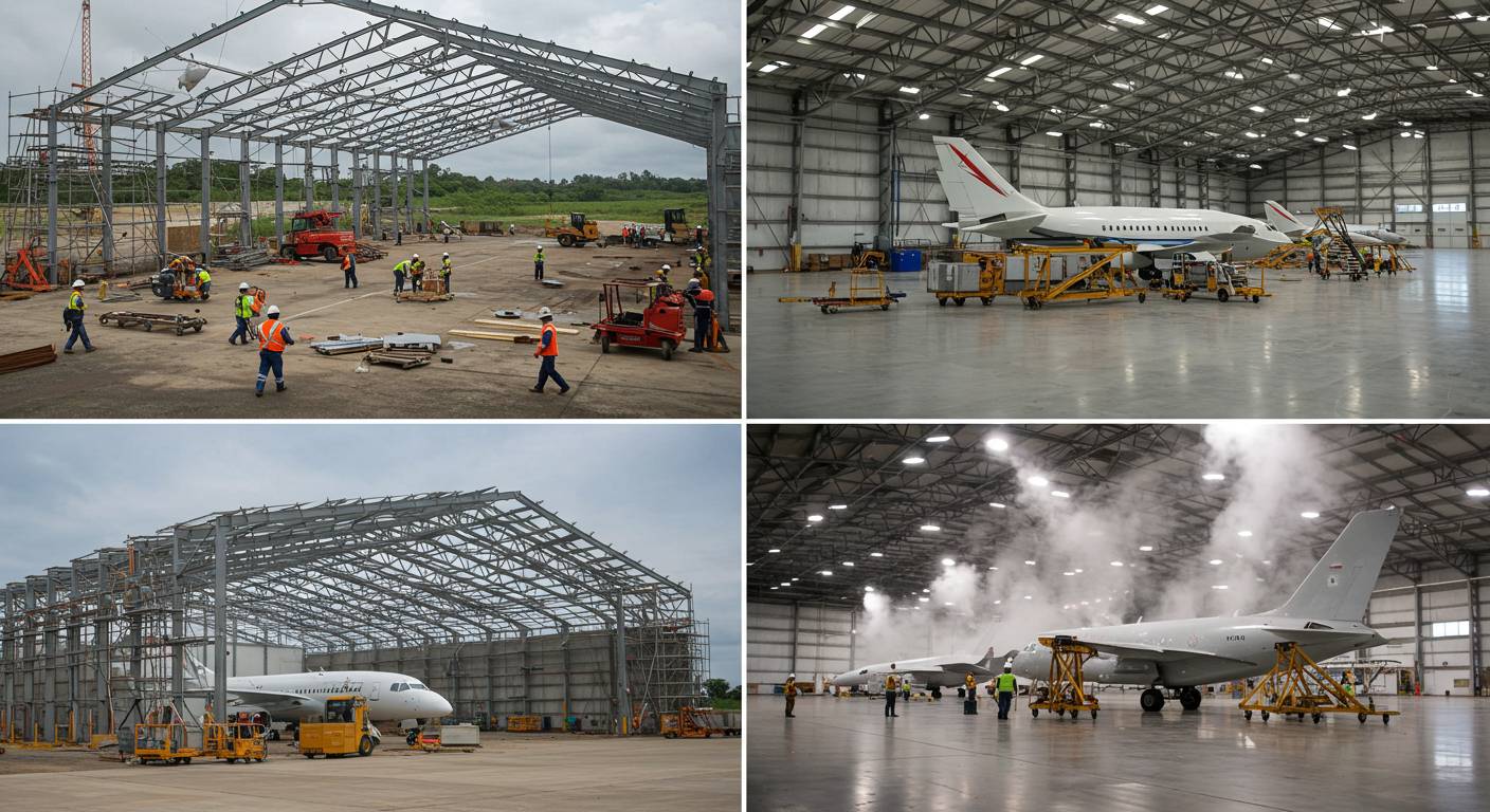 Ангар с вентиляцией во влажных условиях