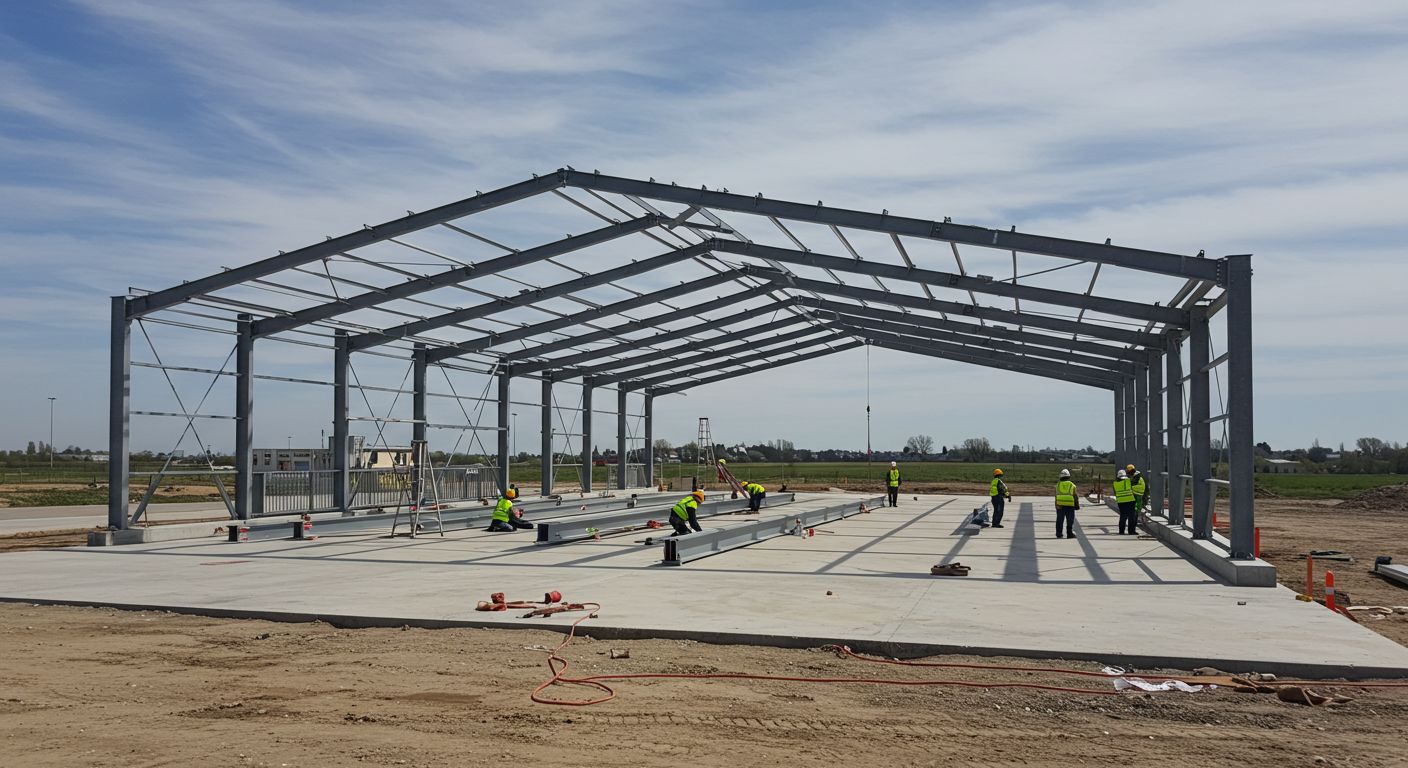 Сборно-разборный ангар