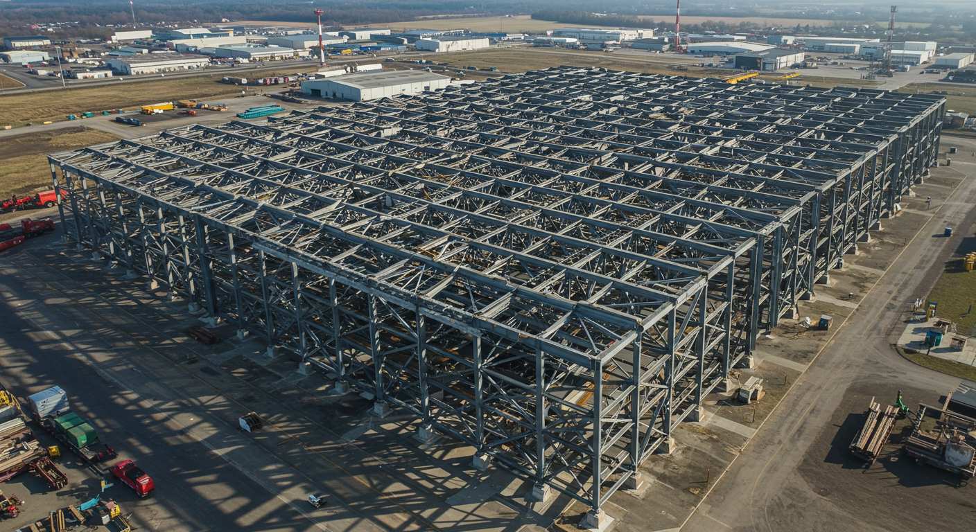 Проектирование промышленных ангаров из металлоконструкций