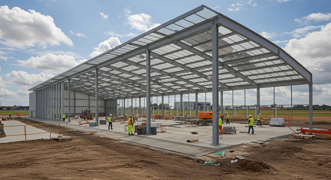 Современный ангар