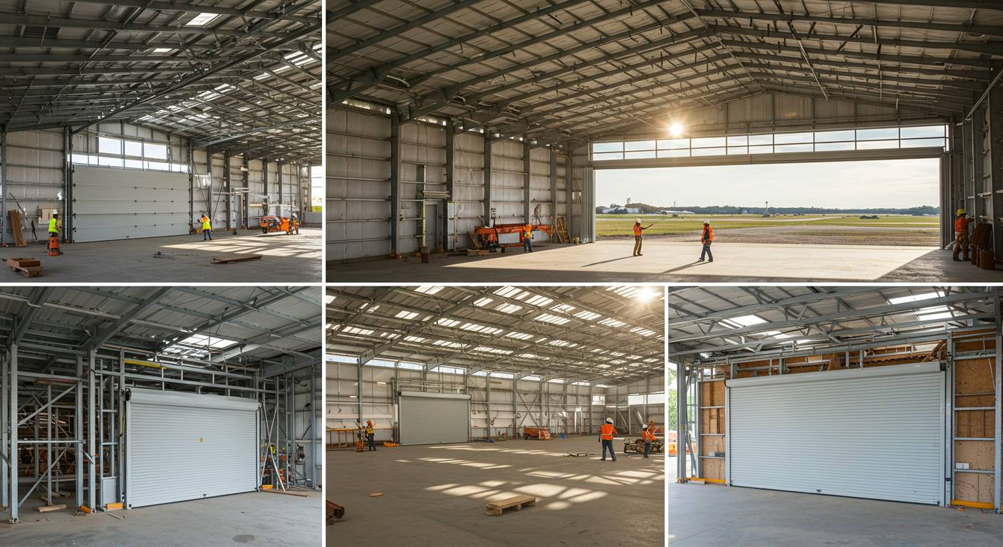 Ворота для ангара