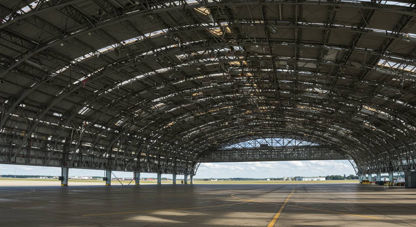 Проектирование авиационных ангаров из металлоконструкций