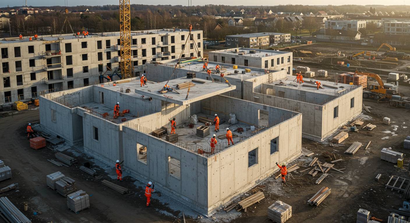 Строительство быстровозводимых жилых домов из бетона