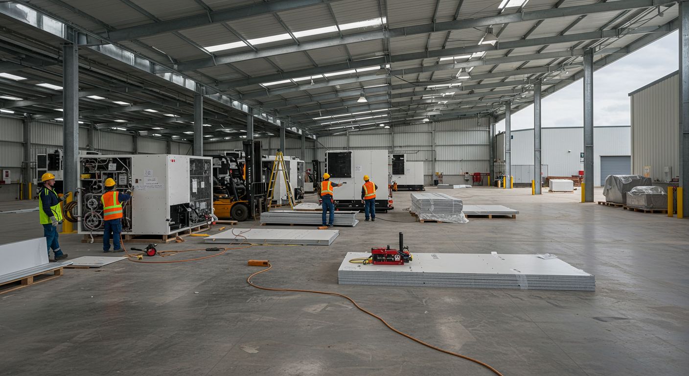 Холодильный склад для пищевой продукции