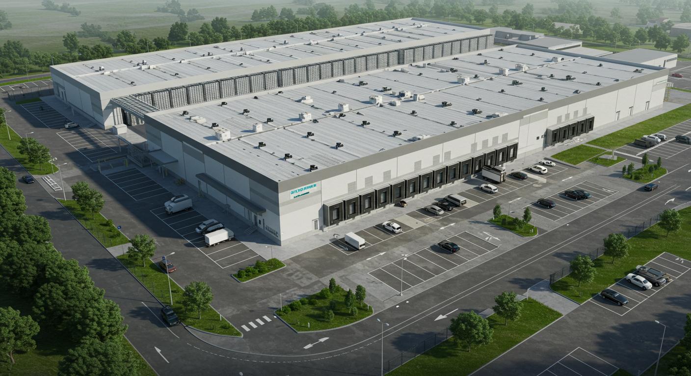 Холодильный склад для молочной продукции