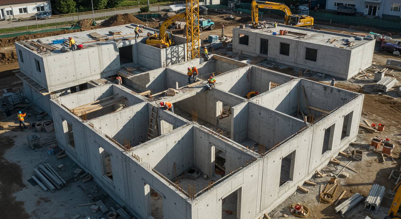 Строительство жилых модульных зданий из железобетона