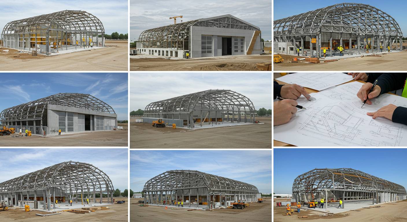 Этапы проектирования и согласования строительства ангара