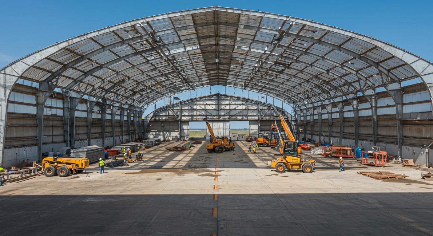 Использование BIM-технологий при проектировании ангаров