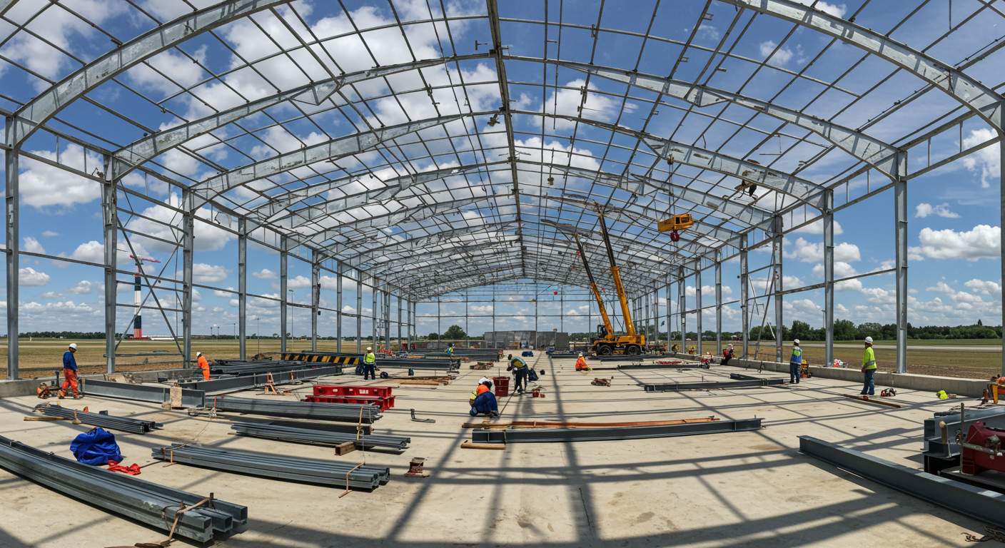 Как рассчитать металлоемкость конструкции ангара