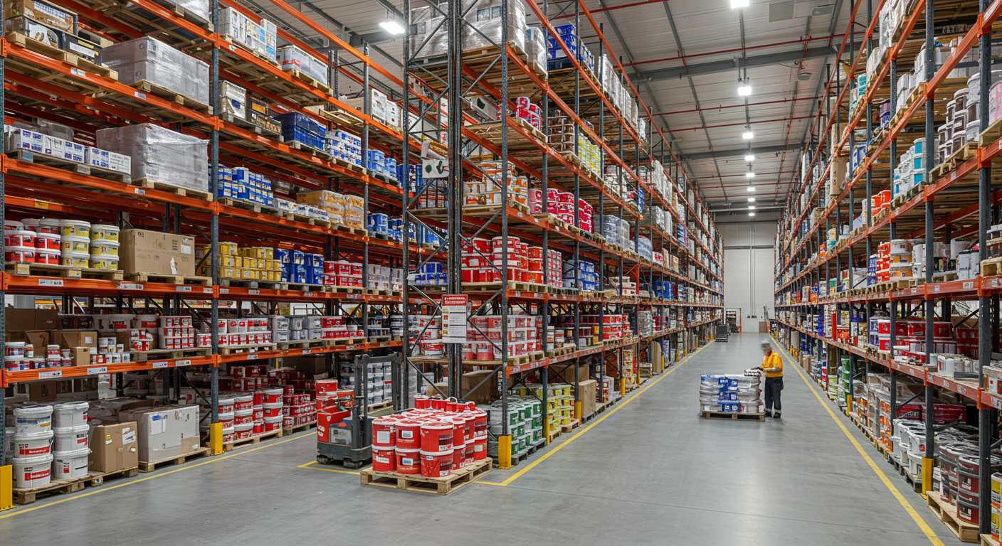 Склад для лакокрасочной продукции