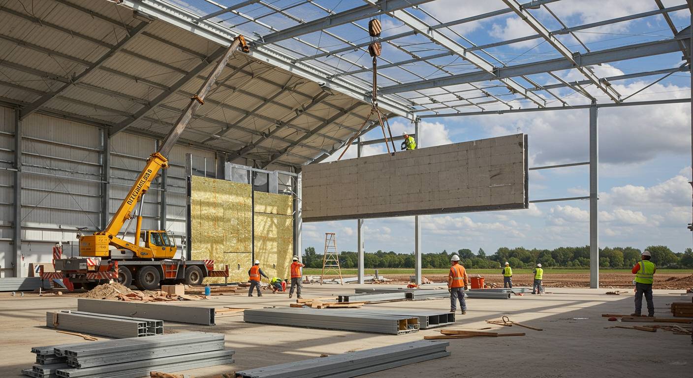 Преимущества сборных конструкций в строительстве ангаров