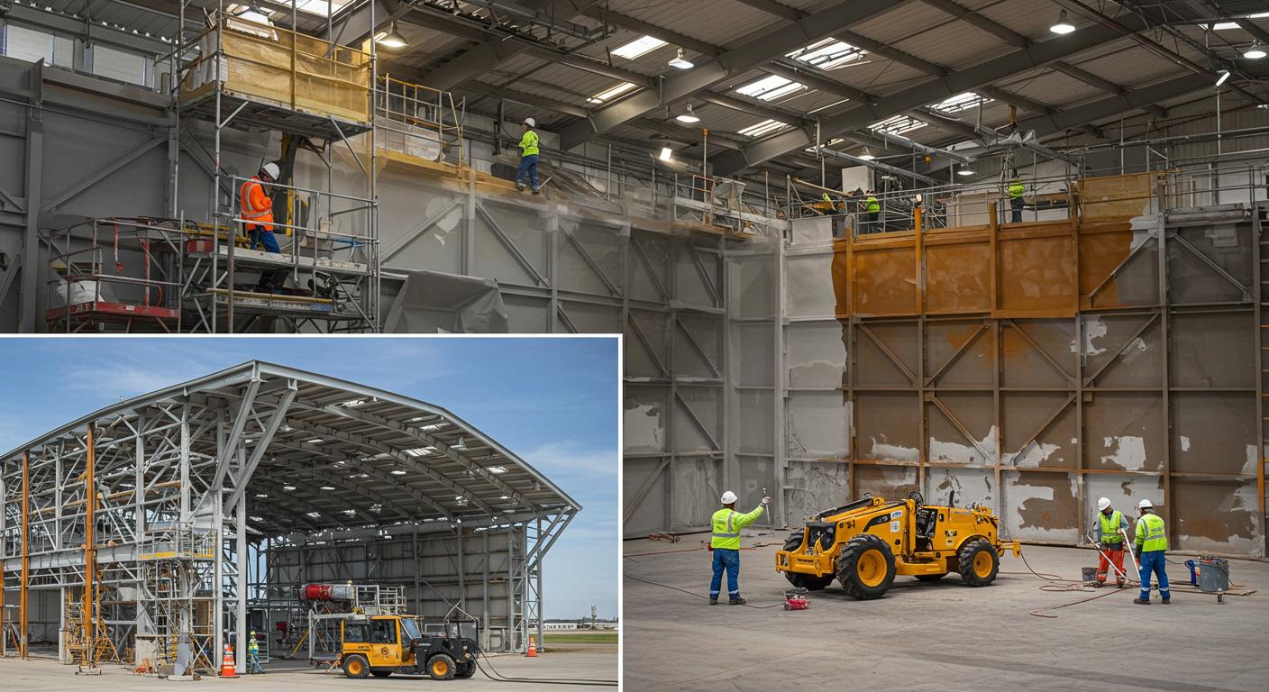 Антикоррозийная обработка металлоконструкций