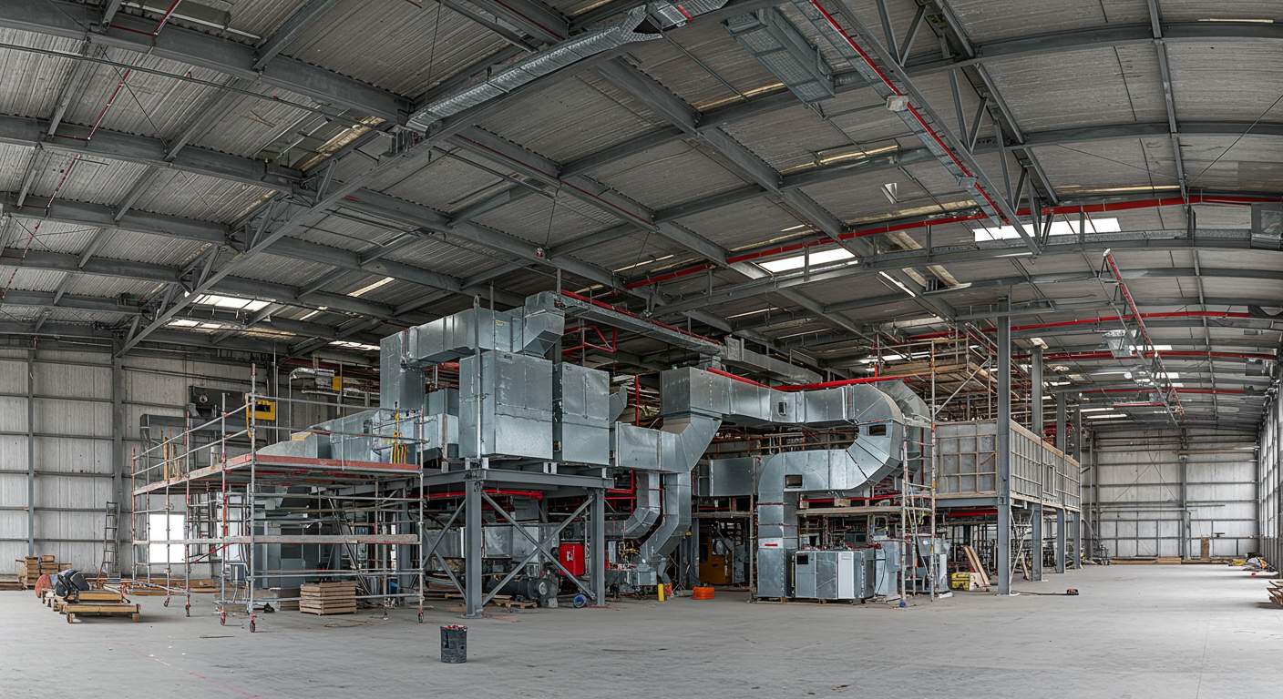 Как организовать отопление в ангаре