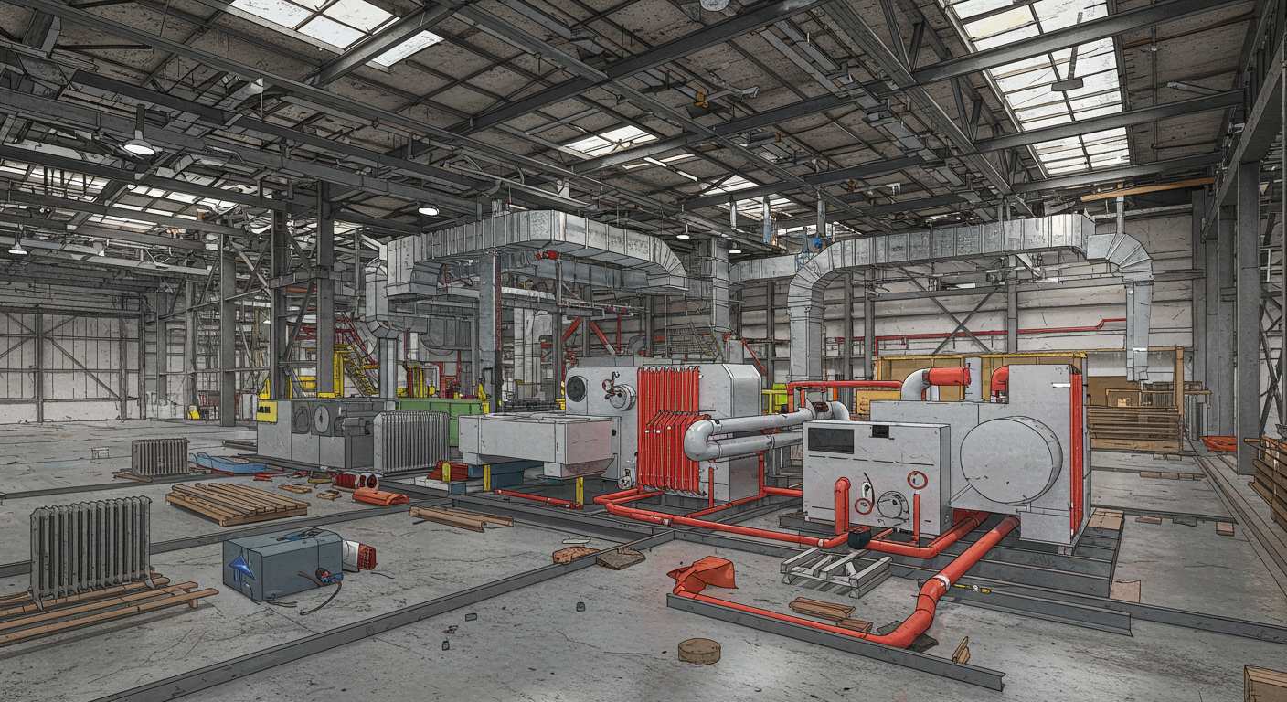 Отопление в ангаре Отопление в ангаре