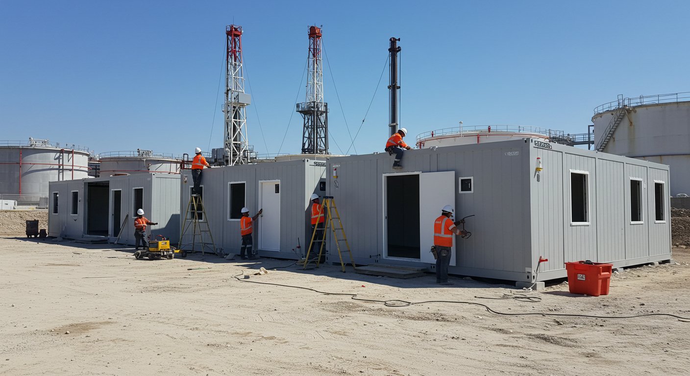 Строительство модульных административных зданий для нефтегазовой отрасли