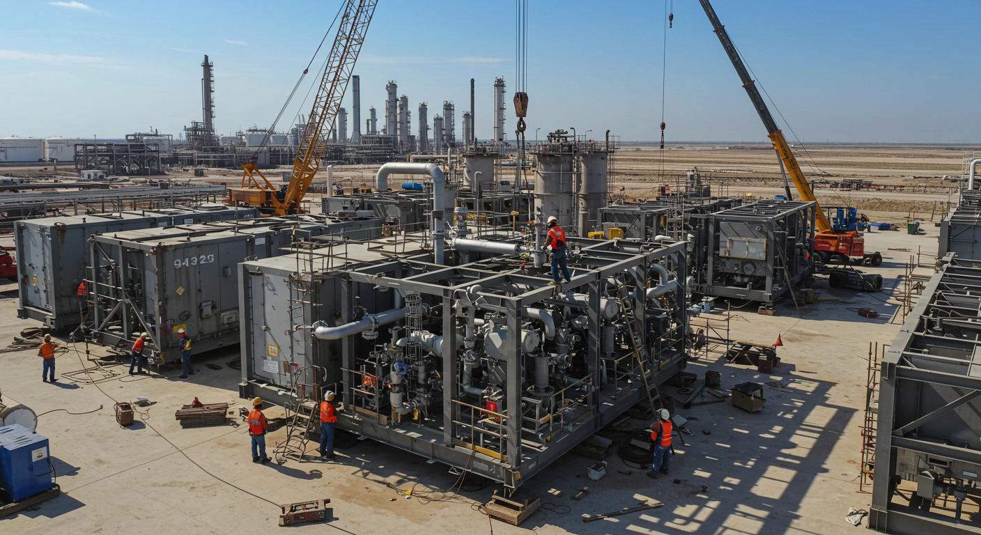 Строительство модульных технических помещений для нефтегазовой отрасли