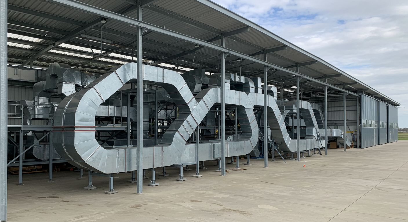 Современные системы вентиляции для ангаров