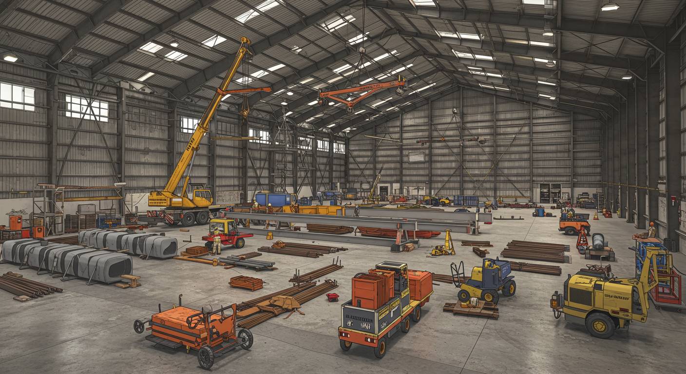 Ангары для технического обслуживания оборудования