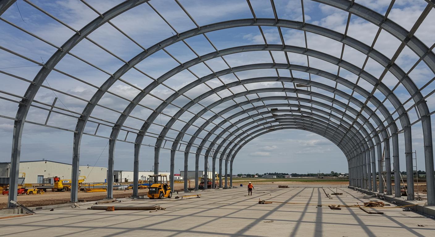 Преимущества арочных конструкций в промышленности