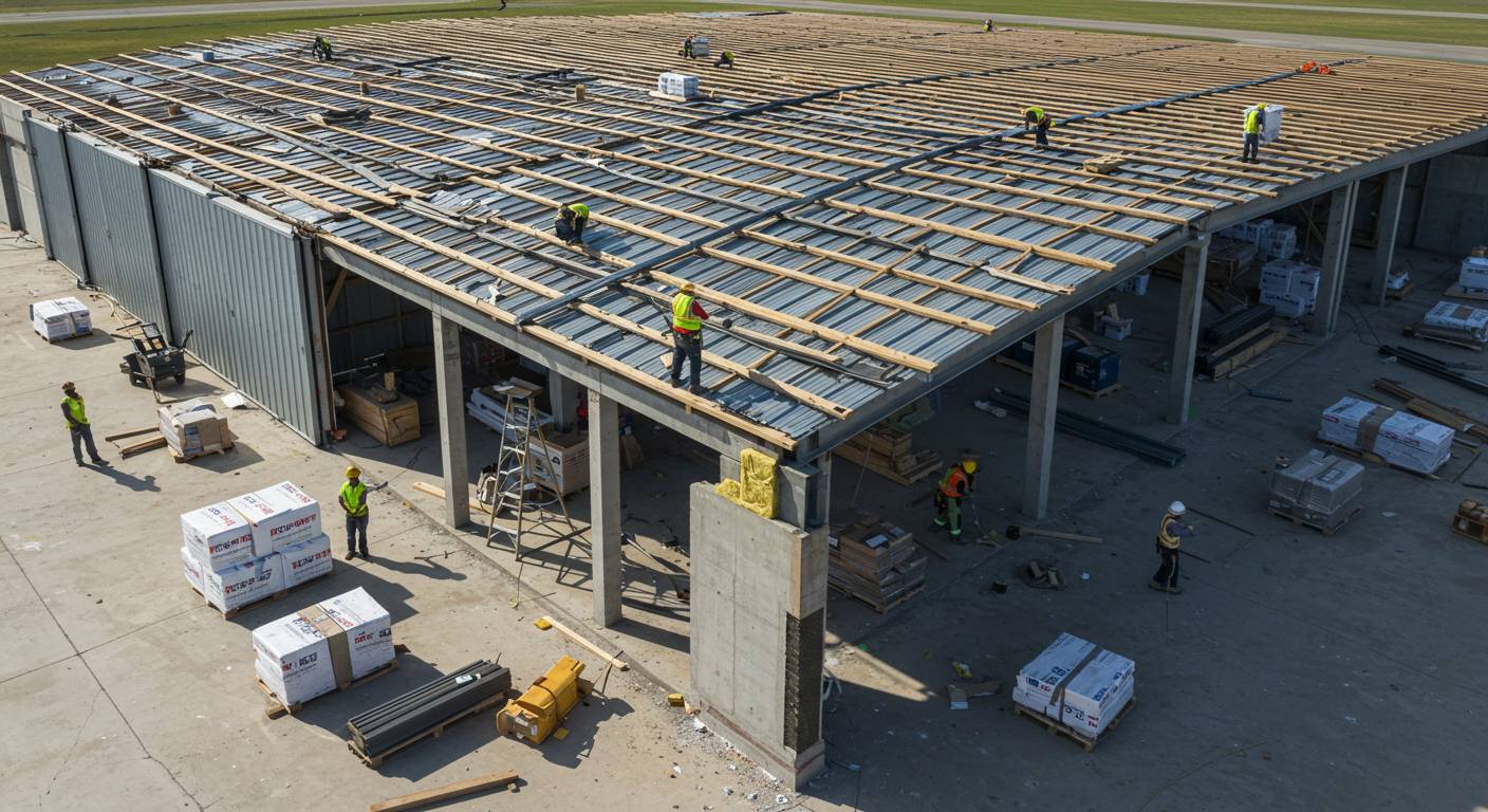 Материалы для ангарной кровли Выбор материалов для ангарной кровли