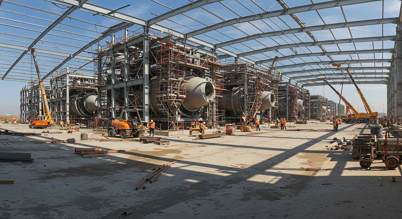 Ангар для газотурбинных установок