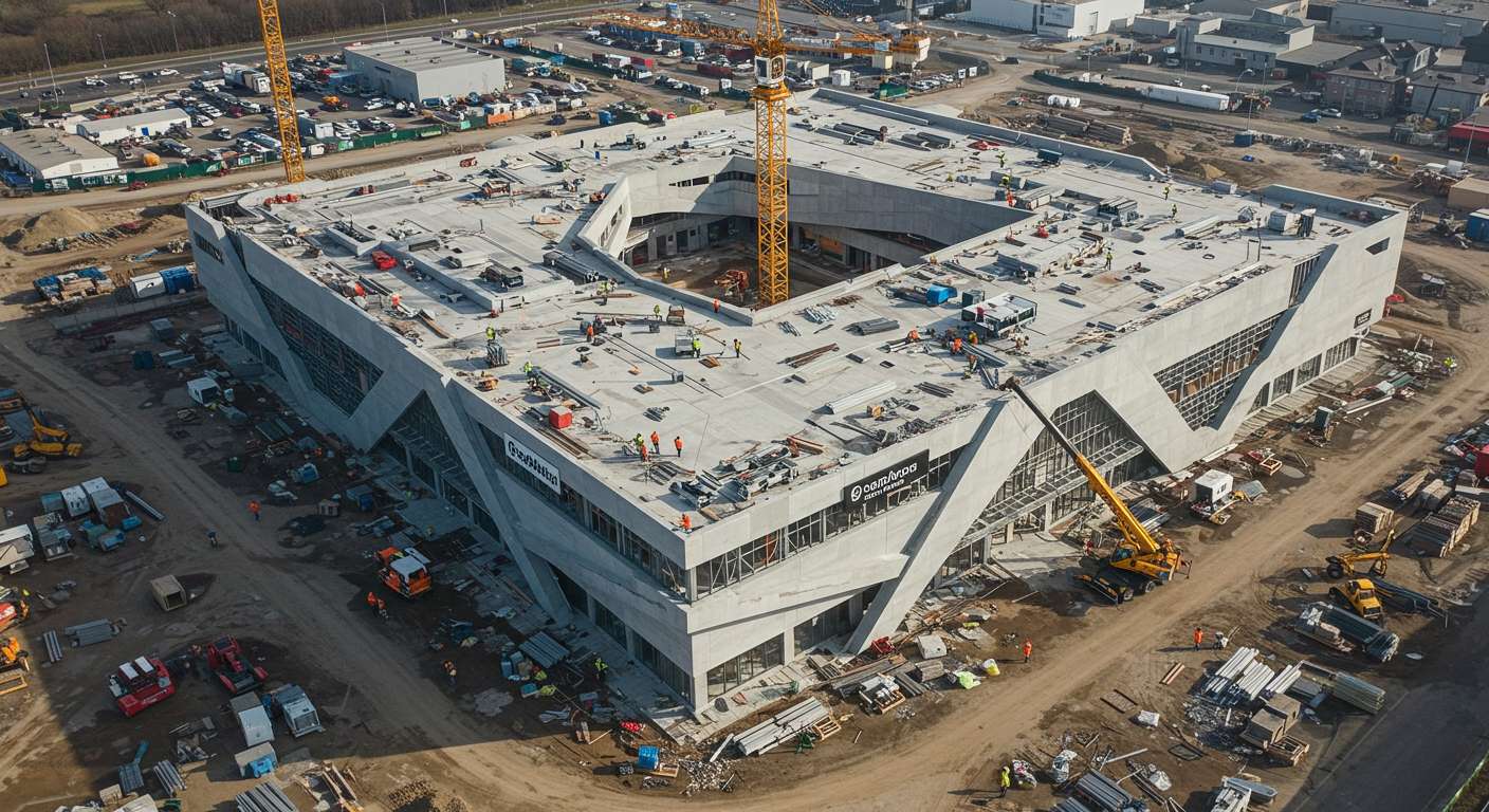 Строительство быстровозводимых торговых комплексов нестандартной формы