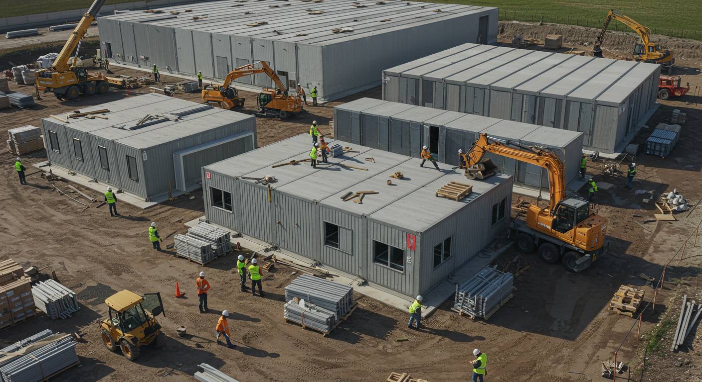 Строительство модульных складов для продовольственных товаров